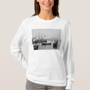 T-shirt Vue de Galata à Istanbul de port de Sirkeci