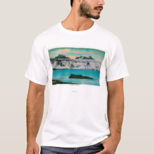 T-shirt Vue de glacier de Colombie, Alaska