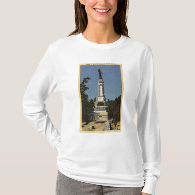 T-shirt Vue de James W. Marshall Monument # 2 (Devant)