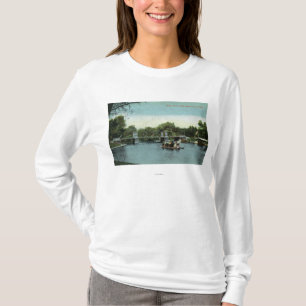 T-shirt Vue de jardin public de Boston du pont