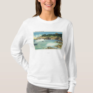 T-shirt Vue de la caverne de l'enfant à l'île d'écureui