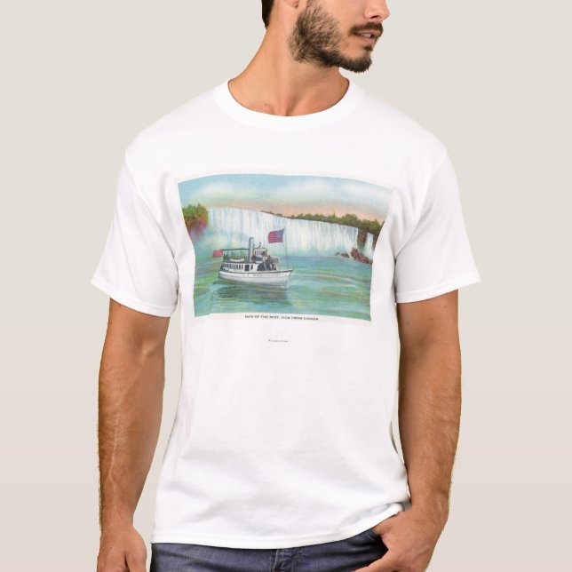 T-shirt Vue de la domestique du bateau de brume (Devant)