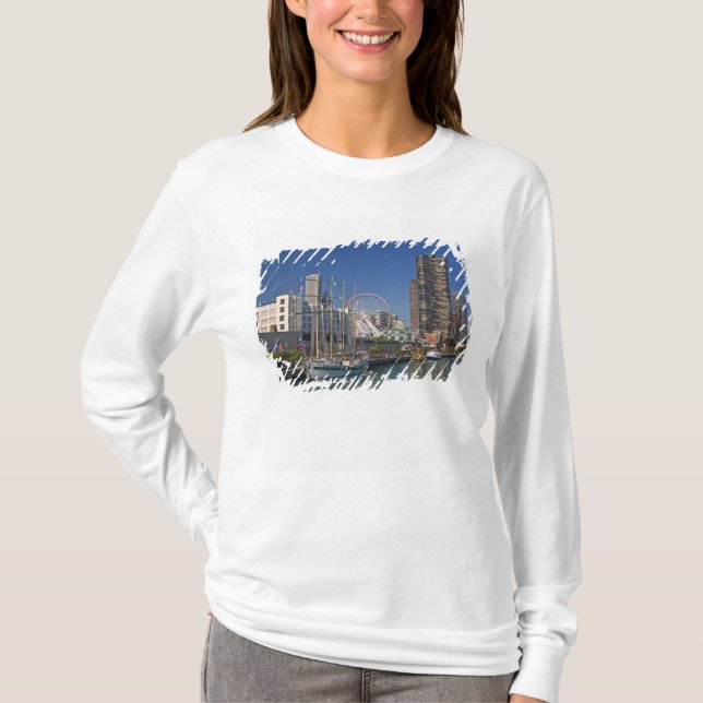 T-shirt Vue de la Marine Pier 2 de Chicago (Devant)