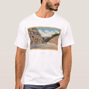 T-shirt Vue de la nouvelle route à Santa Cruz