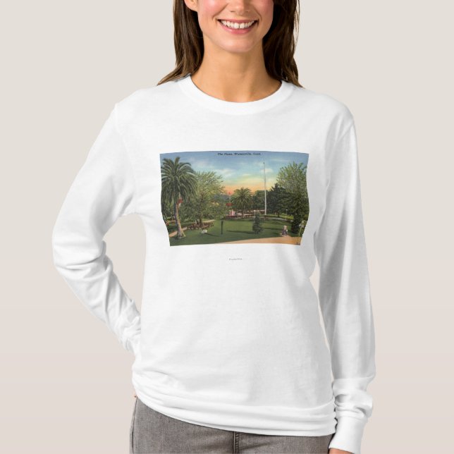 T-shirt Vue de la plaza (Devant)