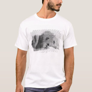 T-shirt Vue de la porte de l'agent de police, établie