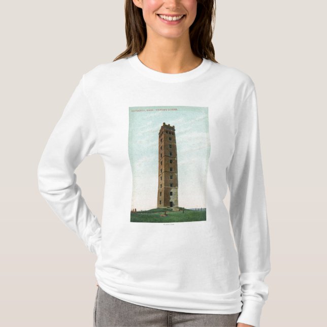 T-shirt Vue de la tour de Tilton (Devant)