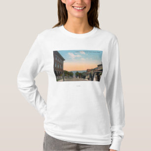T-shirt Vue de la ville haute du BeachSeaside, OU