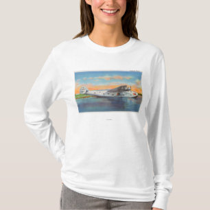 T-shirt Vue de l'avion de tondeuse de la Californie