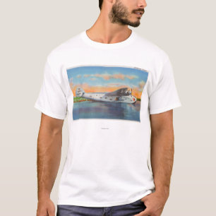 T-shirt Vue de l'avion de tondeuse de la Californie