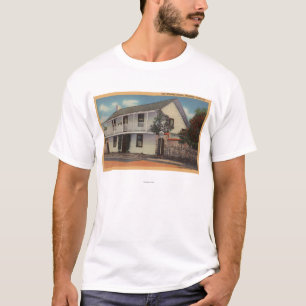 T-shirt Vue de Monterey, la Californie de vieille station