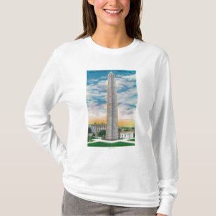 T-shirt Vue de monument de colline de soute