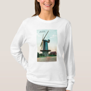 T-shirt Vue de moulin à vent néerlandais à Golden Gate