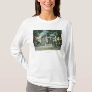 T-shirt Vue de parc d'Allen de fort de baie de Casco