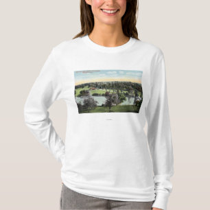 T-shirt Vue de parc de colline verte