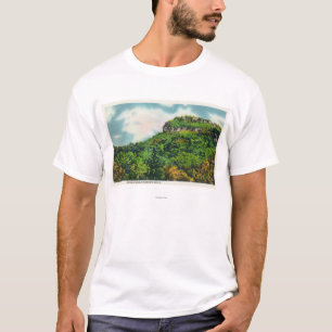 T-shirt Vue de parc d'état d'entaille de Franconia de tête