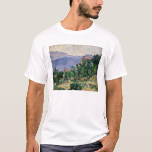T-shirt Vue de Paul Cezanne de bâti Marseilleveyre et d