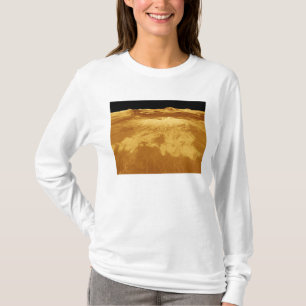 T-shirt vue de perspective 3D de Sapas Mons sur Vénus