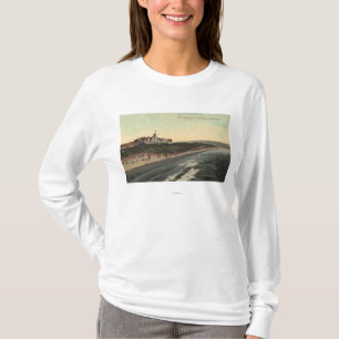 T-shirt Vue de plage et de l'hôtel Redondo