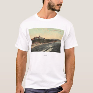 T-shirt Vue de plage et de l'hôtel Redondo