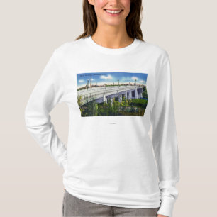 T-shirt Vue de pont de ville de la Reine