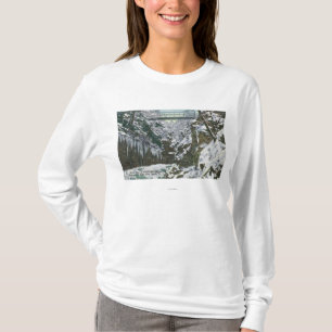 T-shirt Vue de pont suspendu de gorge de parc d'état