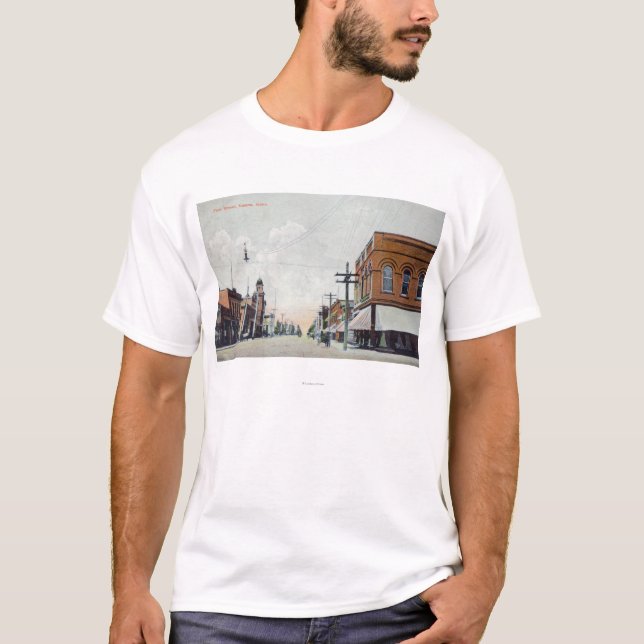 T-shirt Vue de premier StreetNampa, identification (Devant)