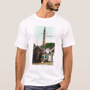 T-shirt Vue de Raven TotempoleWrangell, AK