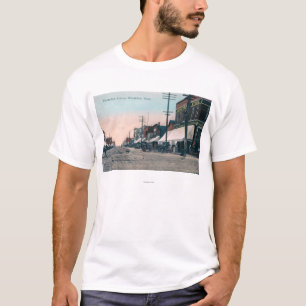T-shirt Vue de rue d'avenue de Wenatchee