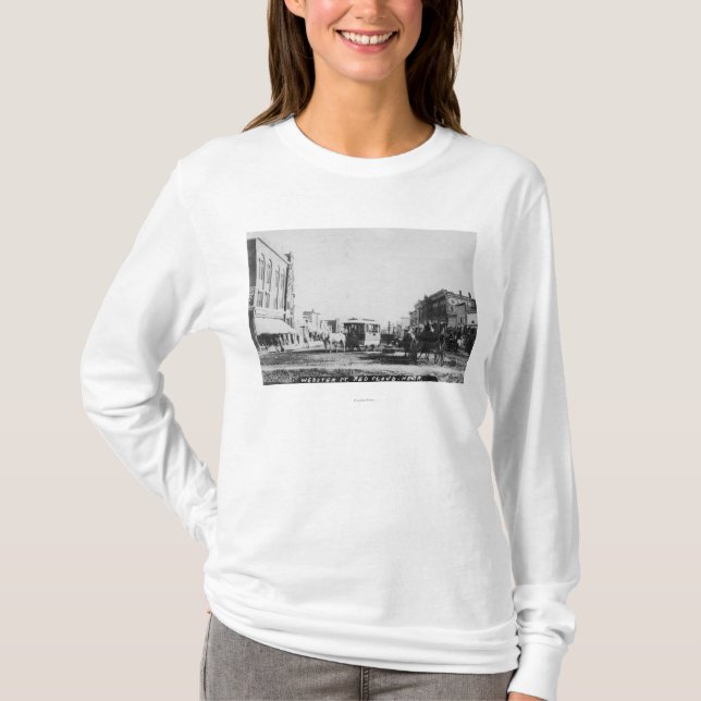 T-shirt Vue de rue de Webster (Devant)