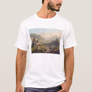 T-shirt Vue de Sion, illustration de 'voyage Pittoresqu