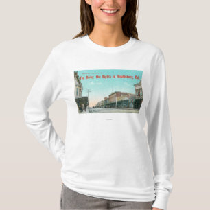 T-shirt Vue de StreetHealdsburg occidental, CA