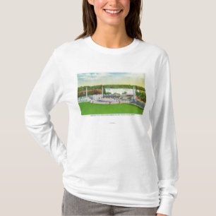 T-shirt Vue de théâtre de jardin d'Oakes des automnes