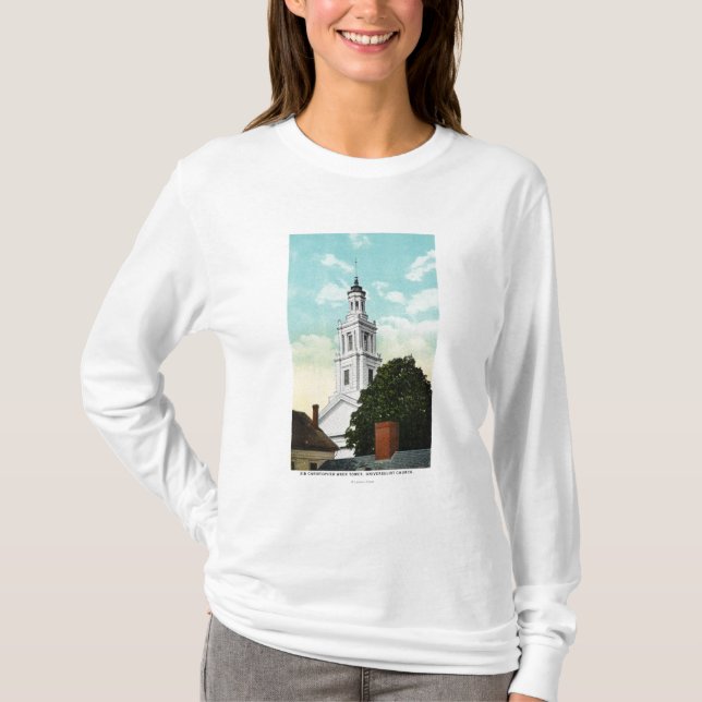 T-shirt Vue de tour de monsieur Christopher Wren (Devant)