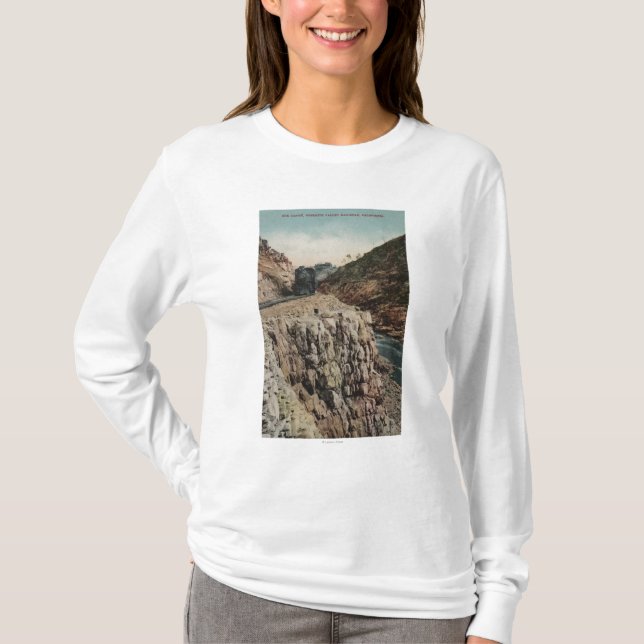 T-shirt Vue de train de Canon de boîte (Devant)