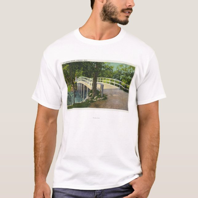 T-shirt Vue de vieux pont du nord (Devant)