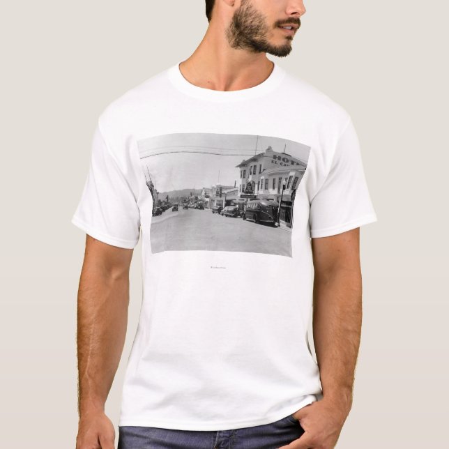 T-shirt Vue de ville de BroadwayKing, CA (Devant)