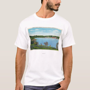 T-shirt Vue de ville de la route occidentale de lac