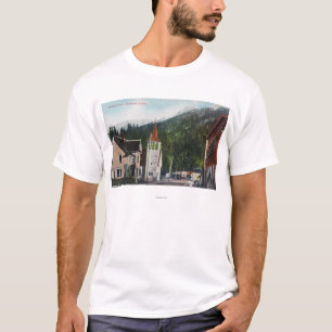 T-shirt Vue de ville de mission StreetKetchikan, AK