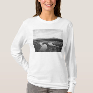 T-shirt Vue de ville d'Iditarod, photographie de l'Alaska