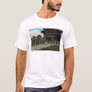 T-shirt Vue d'entrée de parc de touristes