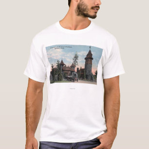 T-shirt Vue d'entrée de résidence de portier de R B