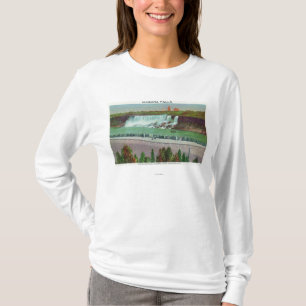 T-shirt Vue des automnes et de la côte d'Américain