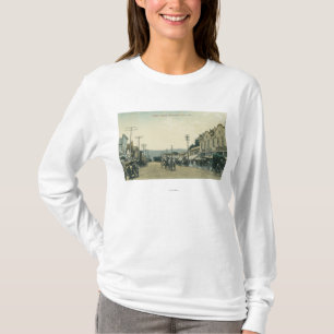 T-shirt Vue des chariots de cheval sur la rue de Castro