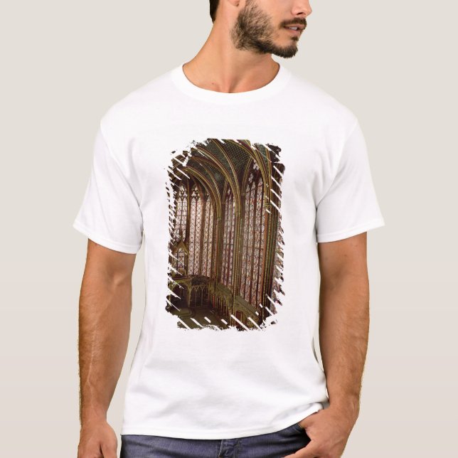 T-shirt Vue des fenêtres en verre teinté (Devant)