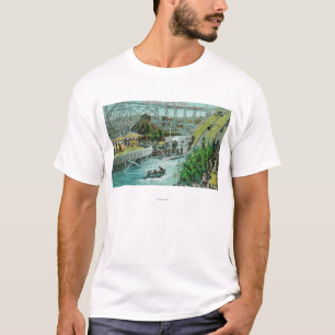 T-shirt Vue des oscillations de cercle et des descendeurs
