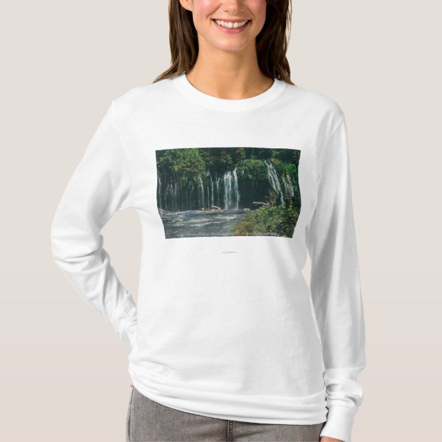 T-shirt Vue des ressorts de Mossbrae FallsShasta, CA (Devant)