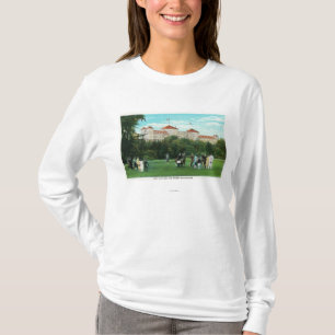 T-shirt Vue d'hôtel de Washington de bâti de galerie de