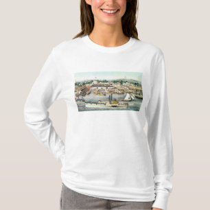 T-shirt Vue d'oeil d'oiseau de sixième quai de rue