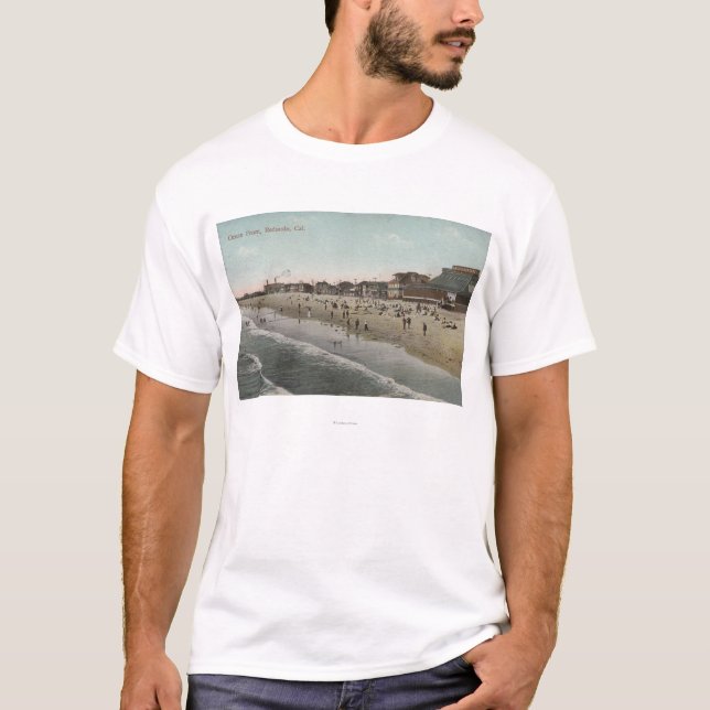 T-shirt Vue du bord de l'océan (Devant)